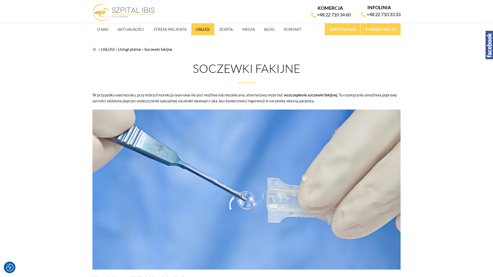 Korekcja wady wzroku bez usuwania własnej soczewki oka - rola soczewek fakijnych