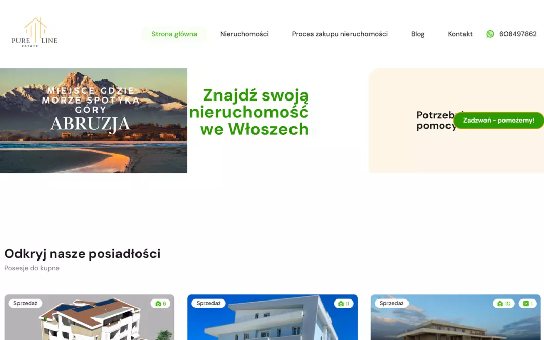 Nieruchomości na sprzedaż Włochy | Pureline Estate - podgląd