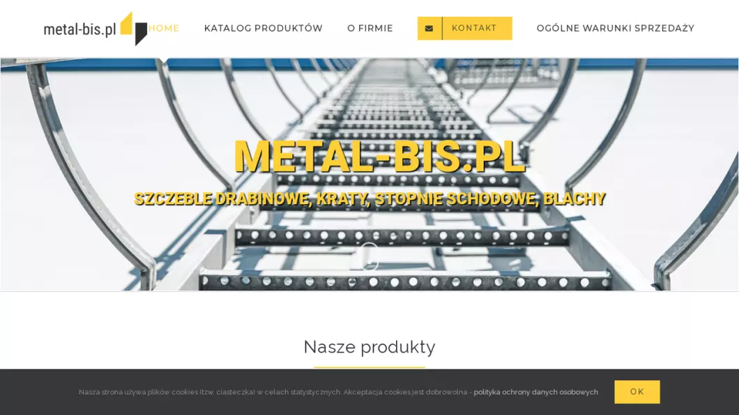 Metal-Bis - Szczeble drabinowe, stopnie schodowe i ceowniki perforowane - podgląd