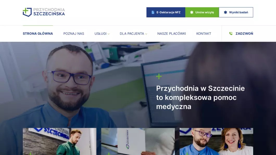 Przychodnia Szczecin - lekarze rodzinni - NFZ | Przychodnia Szczecińska - podgląd