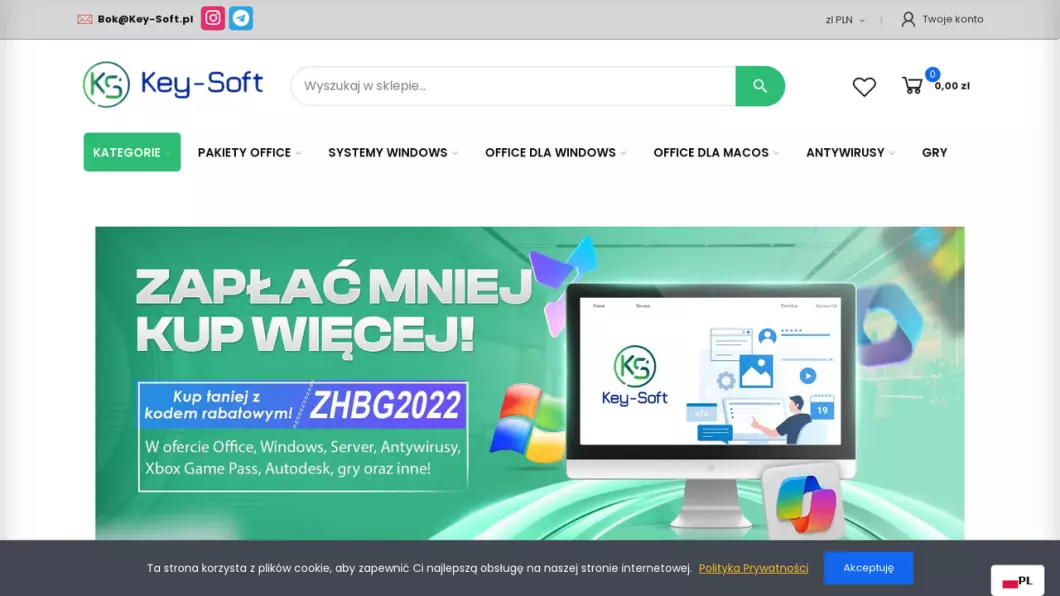 Key-Soft.pl - klucze do oprogramowania - podgląd