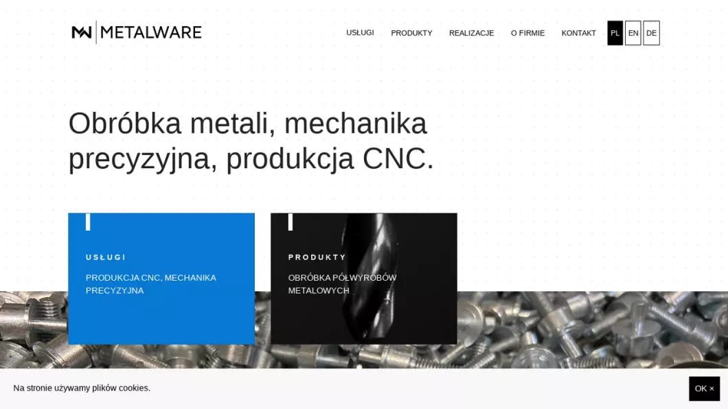 Metalware - Zakład obróbki metali - podgląd